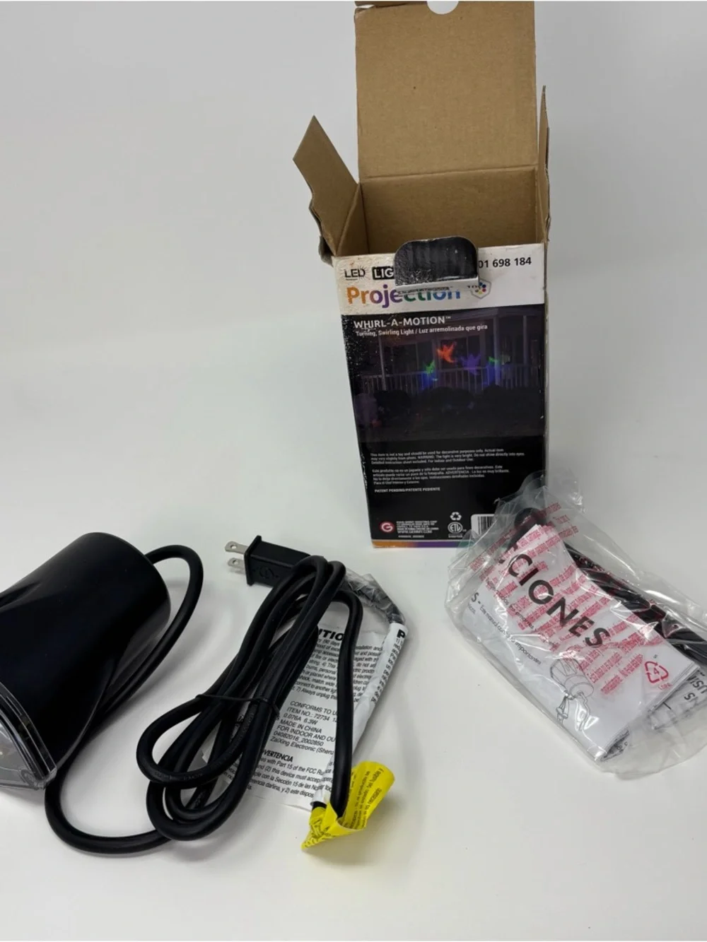 New Gemmy‎ LightShow LED Projection Ghosts Whirl-a-Motion & Strobe Up to 15ft